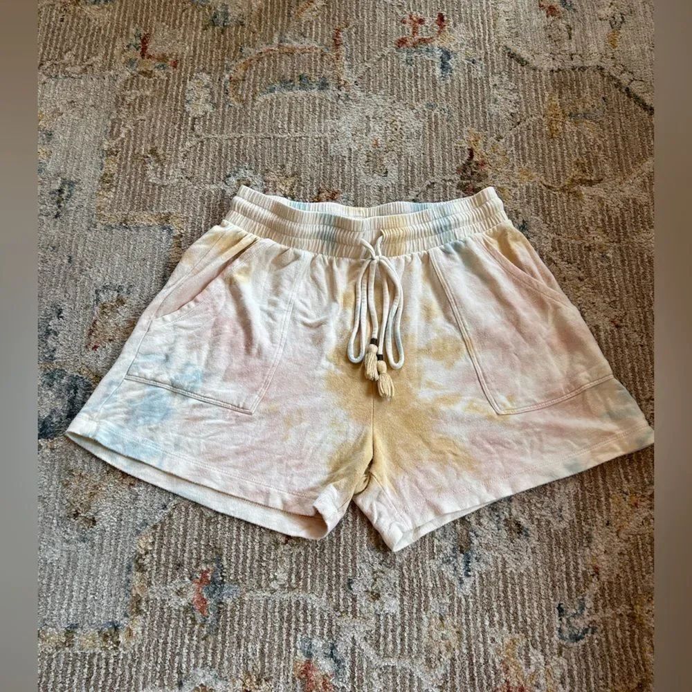 Knox Rose Pastel Tie-Dye Athletic Shorts